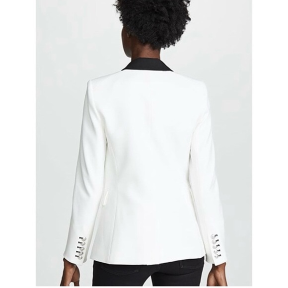 Veronica Beard Dickey blazer white with black collar. Never been worn - Picture 3 of 7